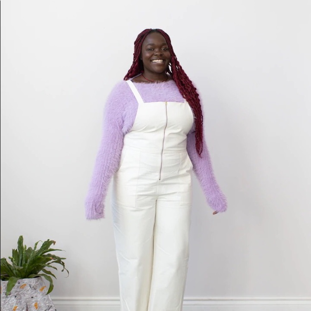 Maggie jayne white jumpsuit